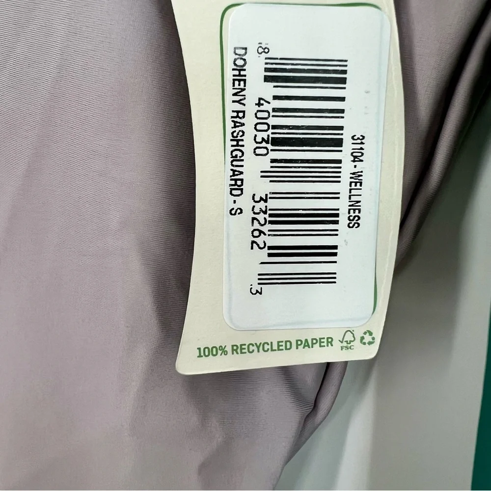 NWT Seea Doheny Rashguard Forest Green Shirt Top Swim Surf Long Sleeve Small - Picture 6 of 8